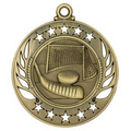 Medal, "Hockey" Galaxy - 2 1/4" Dia.